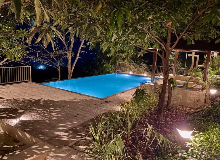 Pool Night View